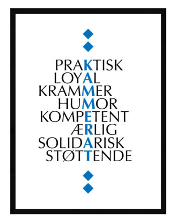 Kammerat Citat Plakat
