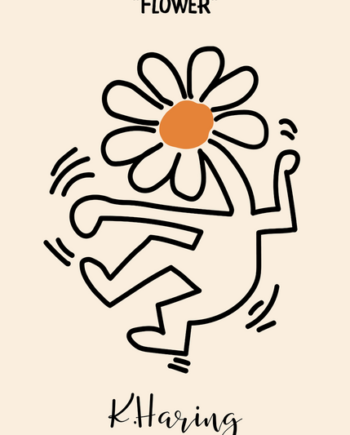 Keith Haring Plakat 12 Flower