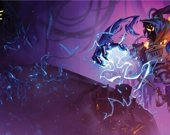 Keyforge:  195 134 Mber Skies Tilbeh 195 184  : Geistoid Manifestation Extra-wide Playmat