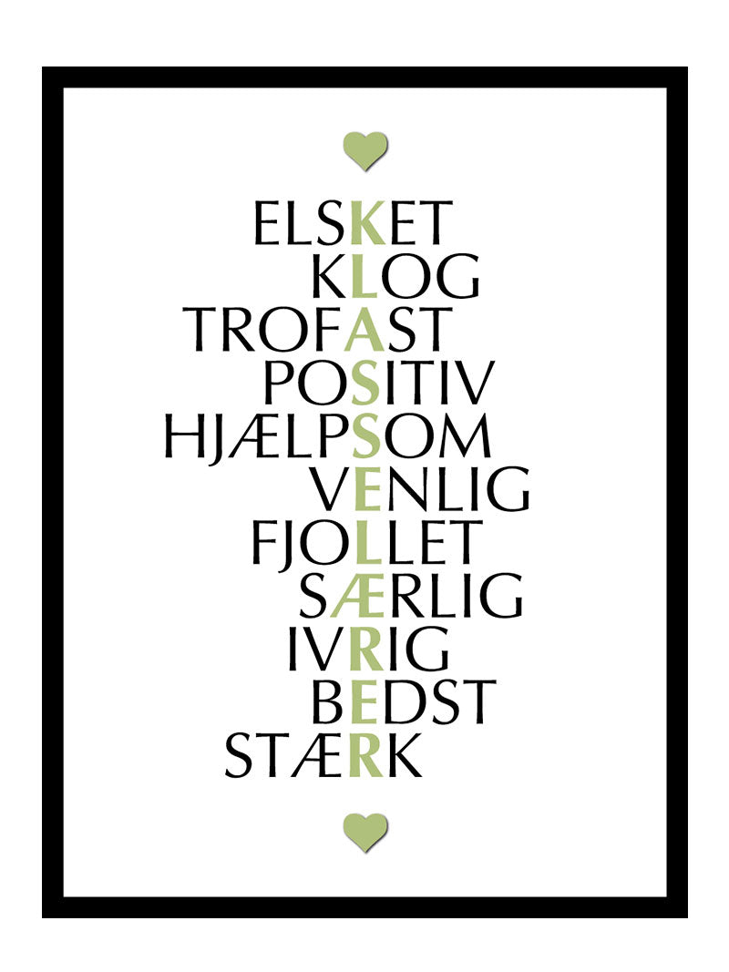 Klasselærer Citat Plakat