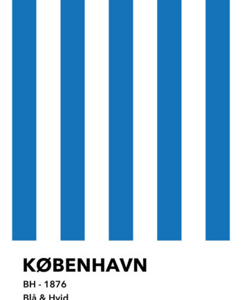 København Blå Og Hvid Af Olé Olé