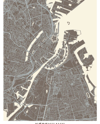 København Kort Af Illux