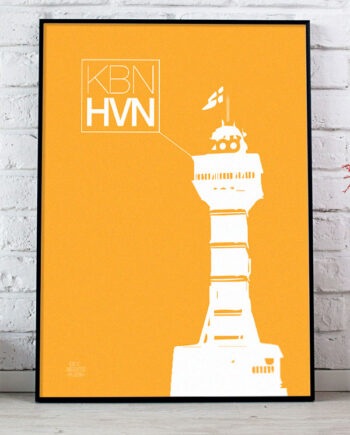 København-plakat Med Zoo-tårnet 21   29    A4  Kr  199 -