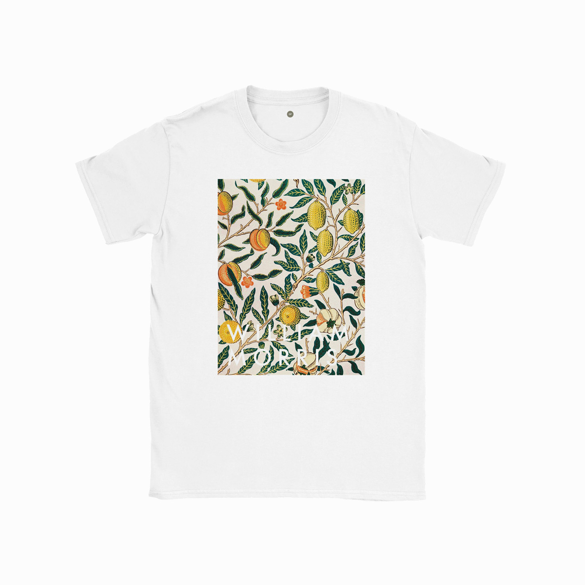 Unisex Kunst  -shirt   William Morris  Four Fruits  Yellow