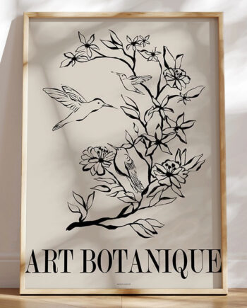 Kunstplakat Art Botanique