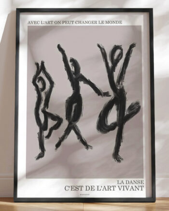 Kunstplakat Dansekunsten
