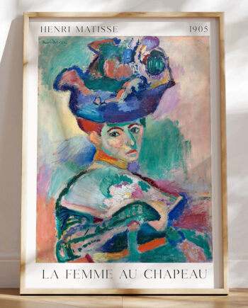 La Femme Au Chapeau Af Henri Matisse