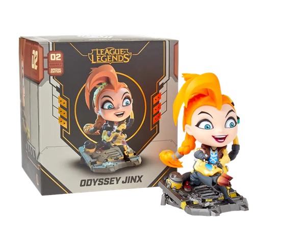League Of Legends Collectible Figure Series  :  02 Odyssey Jinx  Special Edition