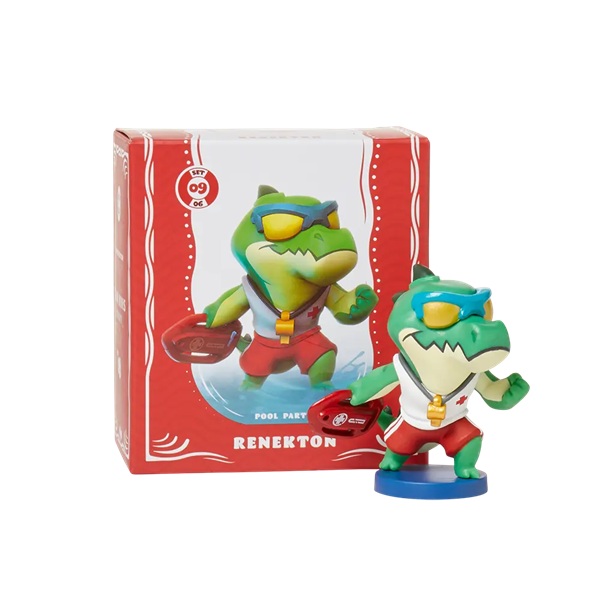 League Of Legends Collectible Figure Set 09: Pool Party Team Minis Renekton  Limited Edition