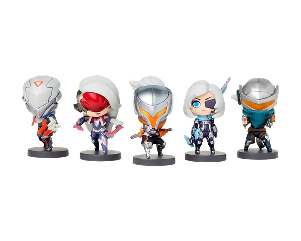 League Of Legends Collectible Figure Set 02: Project: Team Minis Zed  Katarina  Yasuo  Ashe  Lucian  Special Edition