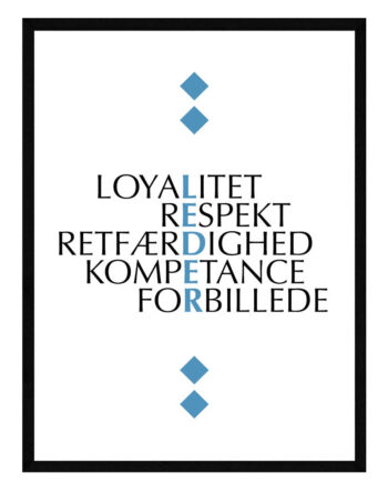 Leder Citat Plakat