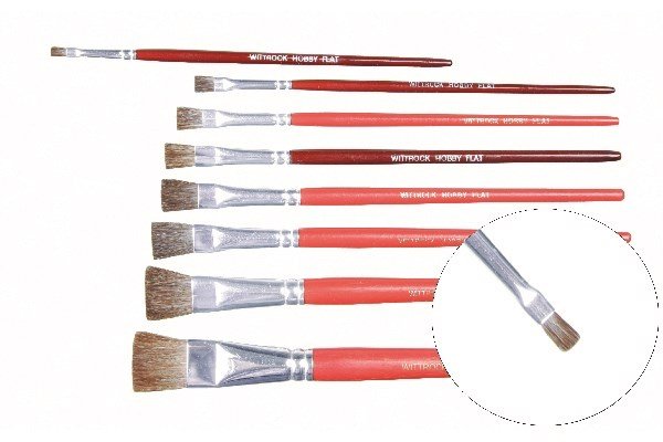 Leonhardy Hobby: Pensel Size    Flat Fine  Wit-422610