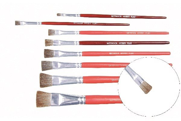 Leonhardy Hobby: Pensel Size    Flat Fine  Wit-422611