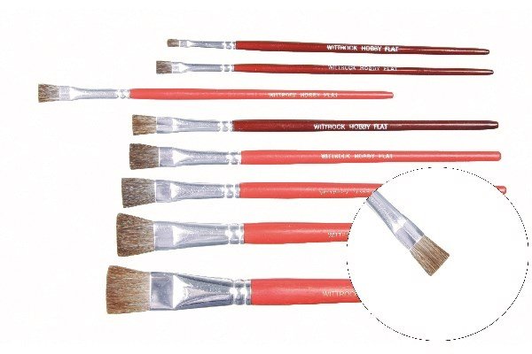 Leonhardy Hobby: Pensel Size    Flat Fine  Wit-422612