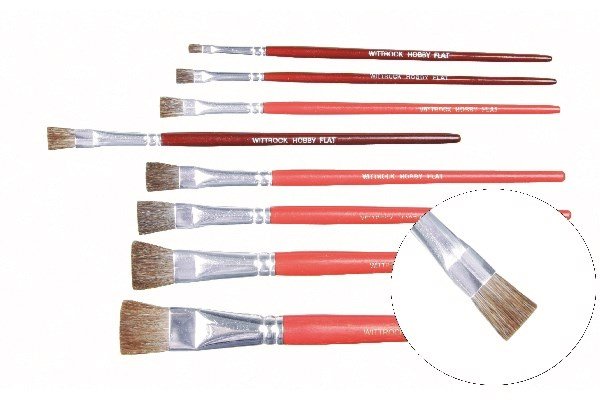 Leonhardy Hobby: Pensel Size    Flat Fine  Wit-422613