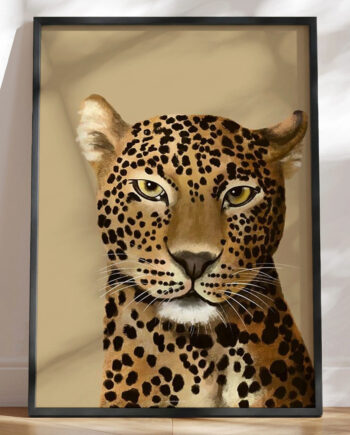 Leopard Plakat