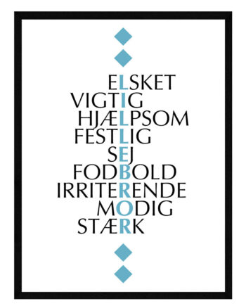 Lillebror Citat Plakat
