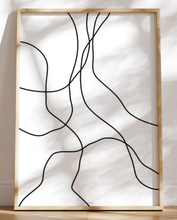 Lines Grafisk Plakat
