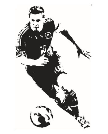 Lionel Messi Wallsticker  85 5x53cm