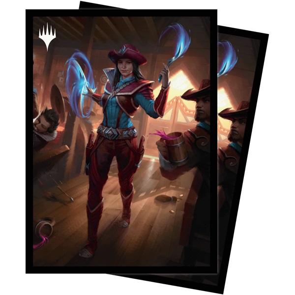 100 Lommer  Magic Outlaws Of Thunder Junction:   Stella Lee  Wild Card Matte Deck Protector Sleeves Ultra Pro  38350