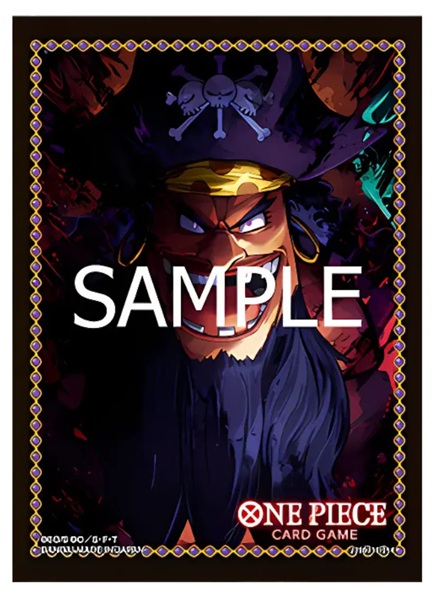 70 Lommer One Piece Card Game Official Sleeves Store Edition Vol : Marshall Teach Deck Protector Sleeves