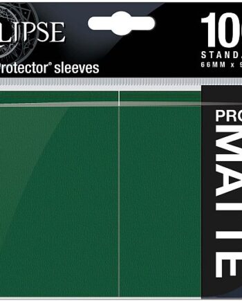 100 Lommer  Ultra Pro Eclipse  2020 : Forest Green  Gr 195 184     Top Kvalitet  Pro-matte Non-glare Professional Sleeves  15617