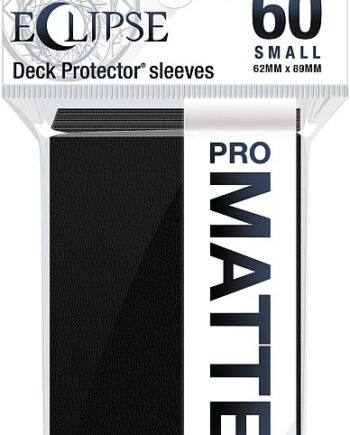60 Lommer Ultra Pro Eclipse Small  2021 : Jet Black  Sort   Top Kvalitet  Pro-matte Non-glare Professional Sleeves  15637