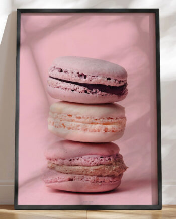 Macarons Plakat Sig Det Med Macarons