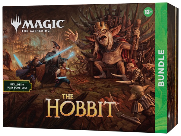 Magic: The Gathering The Hobbit Bundle Fat Pack Play Boosters Terning Promokort 30 Lande 15 Foil Mm