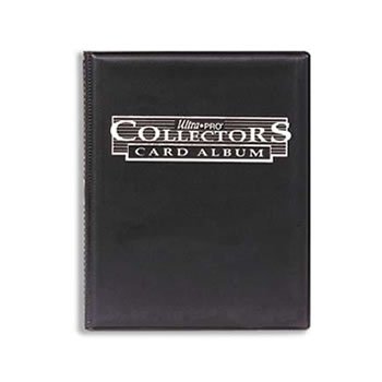 Mappe Ultra Pro 4x10 Collectors Album  -pocket  Plads Til 80 Kort  Black  Sort   81374