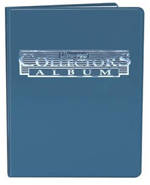 Mappe Ultra Pro 4x10 Collectors Album  -pocket  Plads Til 80 Kort  Blue  Bl 195 165   83010