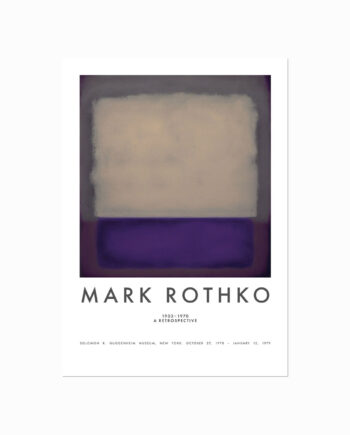 Mark Rothko Plakat  Violet  Grey