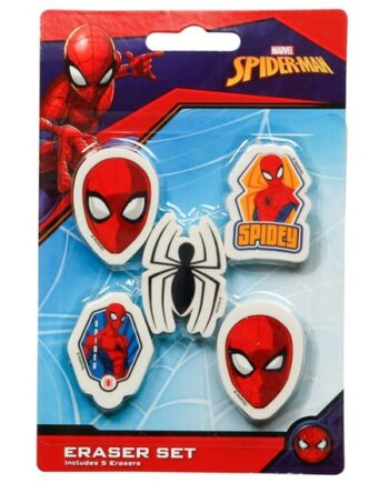 Marvel Spider-man Eraser  -pack