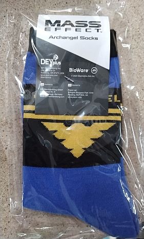 Mass Effect Sokker  Socks  Archangel St 195 184 Rrelse Size 39-42