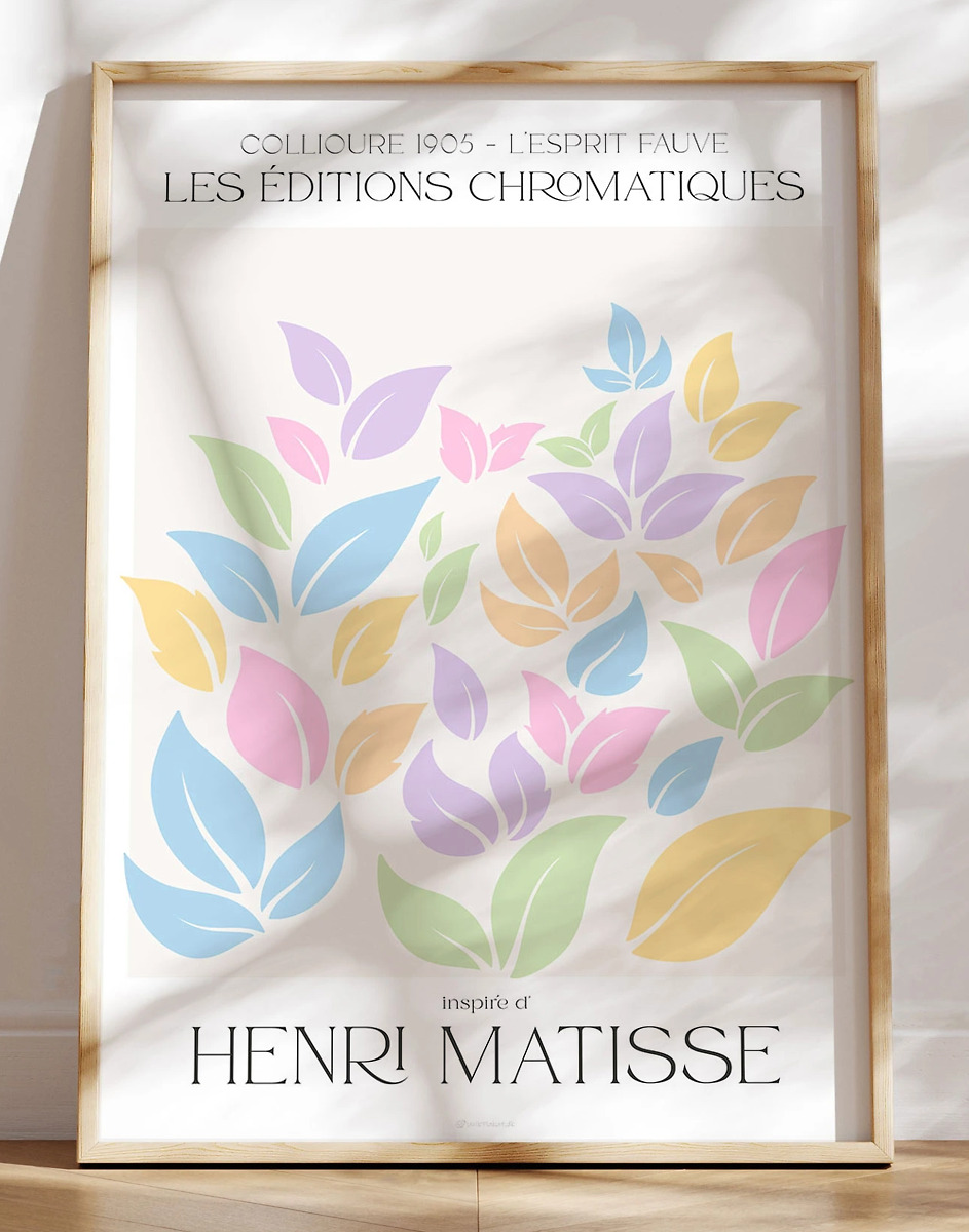 Matisse Plakat Pastel Leaves