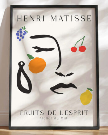 Matisse-inspireret Plakat Fruits   Esprit