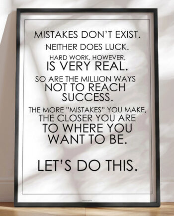 Mistakes Plakat