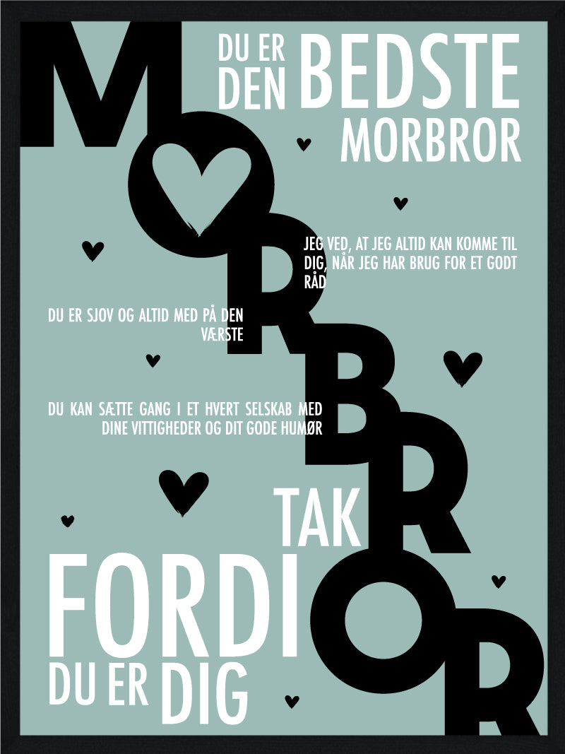 Morbror Plakat Personlig Plakat
