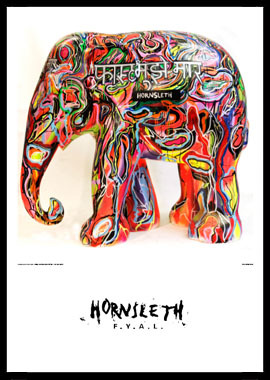 Mujhe Jaldi Mara Af Hornsleth  230g Fine Art Papir  50x70 Cm