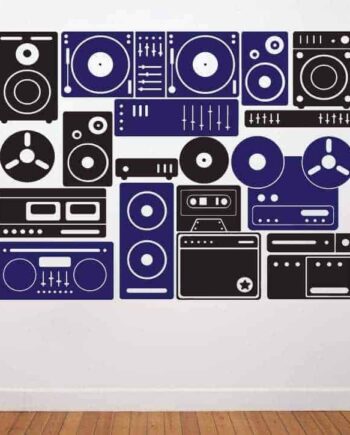 Musik Væg Wallsticker