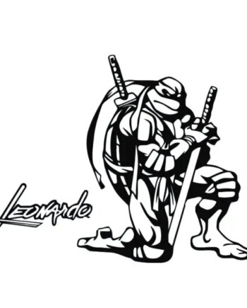 Ninja Turtles Wallsticker  Leonardo  88x66cm