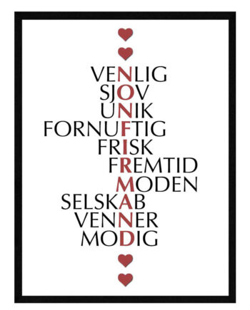 Nonfirmand Citat Plakat