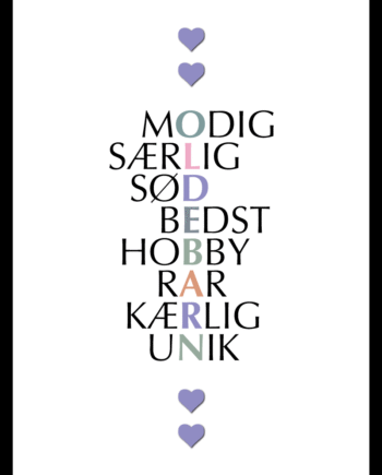 Oldebarn Citat Plakat