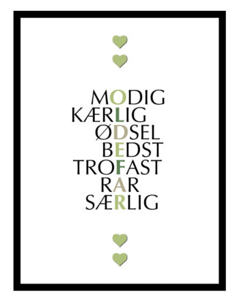 Oldefar Citat Plakat