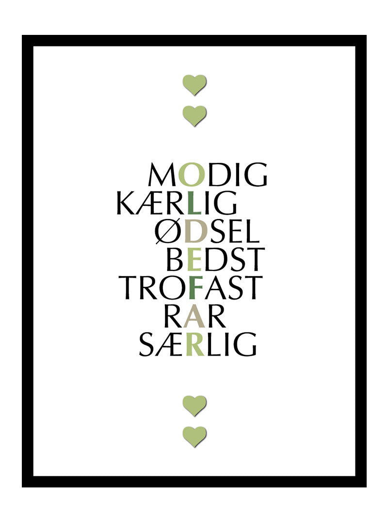 Oldefar Citat Plakat