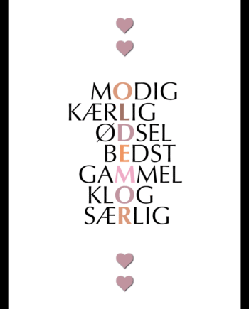 Oldemor Citat Plakat