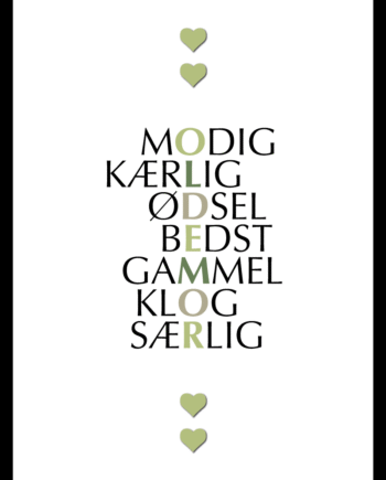 Oldemor Citat Plakat