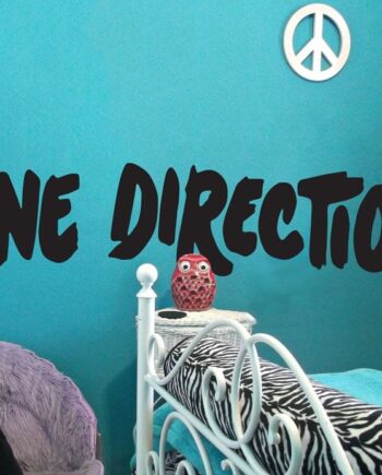 One Direction Logo Text Wallsticker