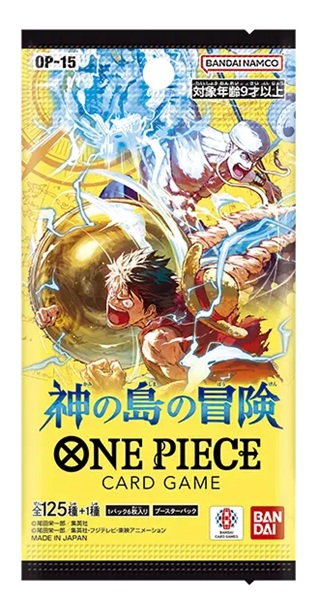 One Piece Card Game: Japansk Japanese Op15 Adventure On Kami Island Booster Pack