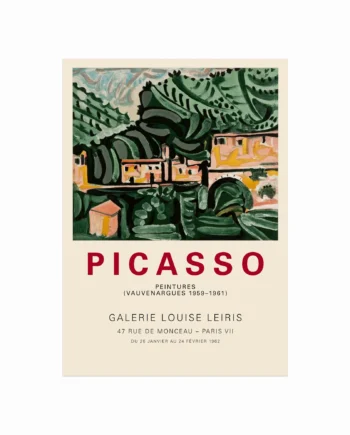 Pablo Picasso Plakat  Galerie Louise Leiris 01
